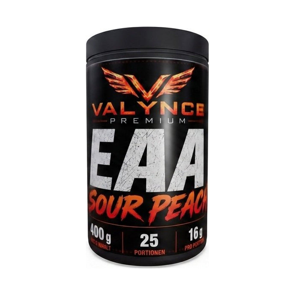 EAA Sour Peach 400 g | 8 essentielle Aminosäuren - VALYNCE