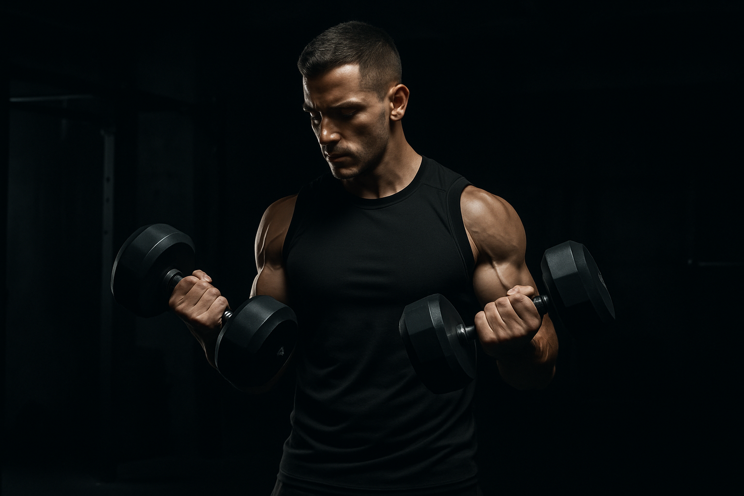 Bizeps Curls - Dunkel