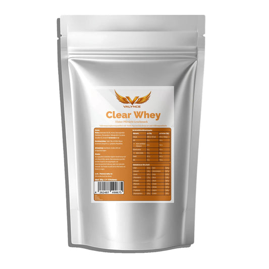 Clear Whey Protein Eistee Pfirsich - 500g - VALYNCE