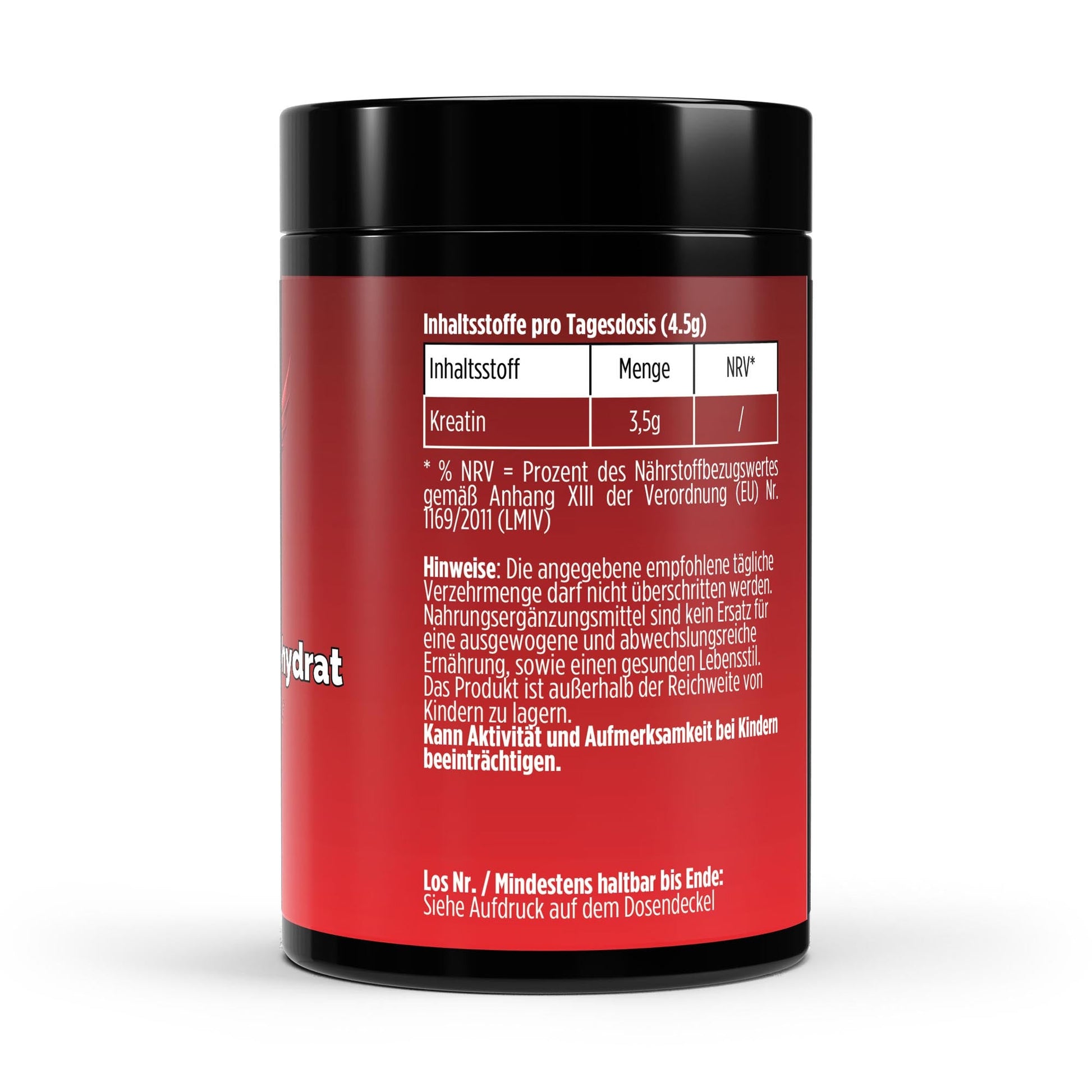 Kreatin Monohydrat mit Geschmack 500g - VALYNCE