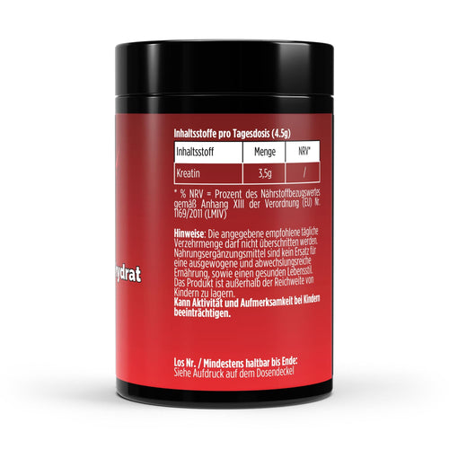 Kreatin Monohydrat mit Geschmack 500g - VALYNCE