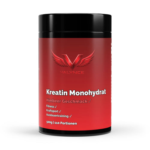 Kreatin Monohydrat mit Geschmack 500g - VALYNCE