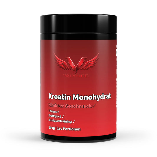 Kreatin Monohydrat mit Geschmack 500g - VALYNCE