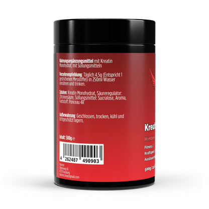 Kreatin Monohydrat mit Geschmack 500g - VALYNCE