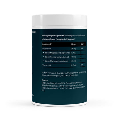 Magnesium Komplex + Vitamin B6 90 Kapseln - VALYNCE