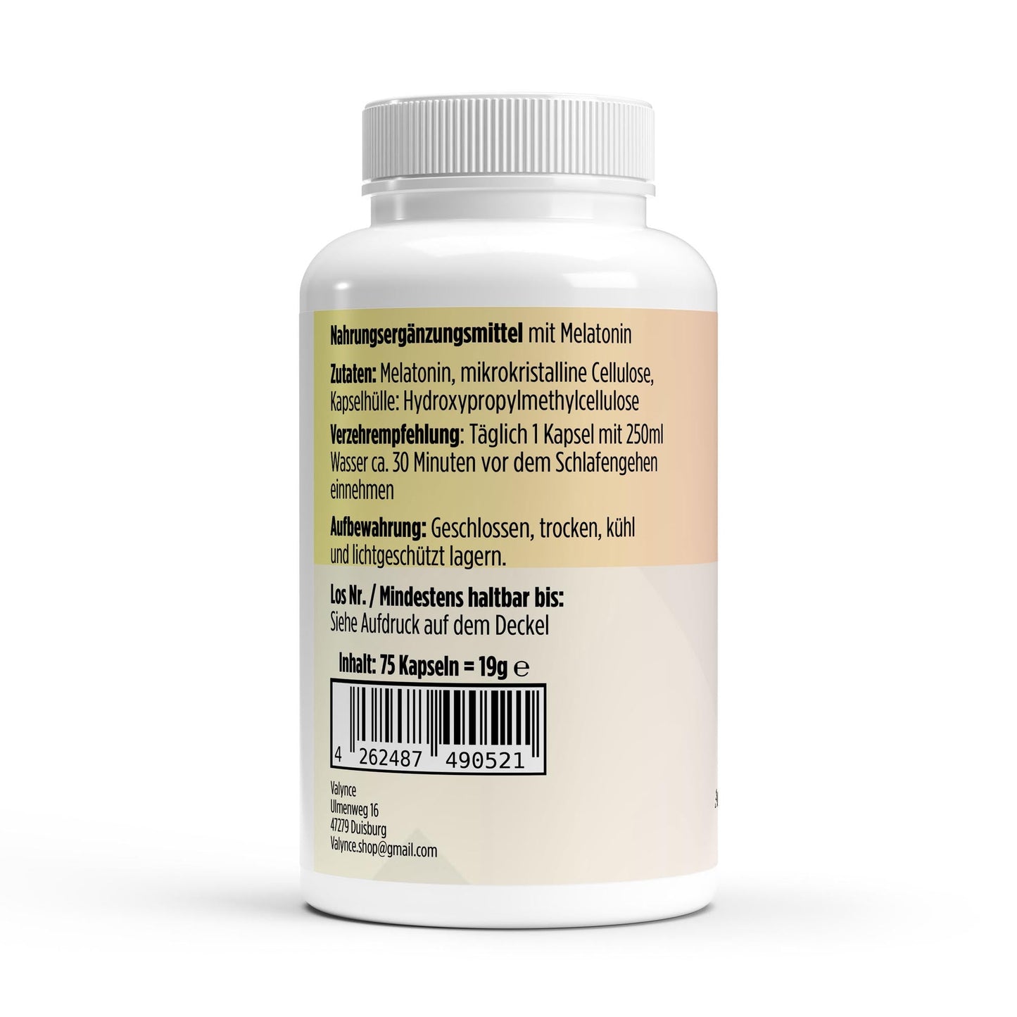 Melatonin 75 Kapseln - VALYNCE