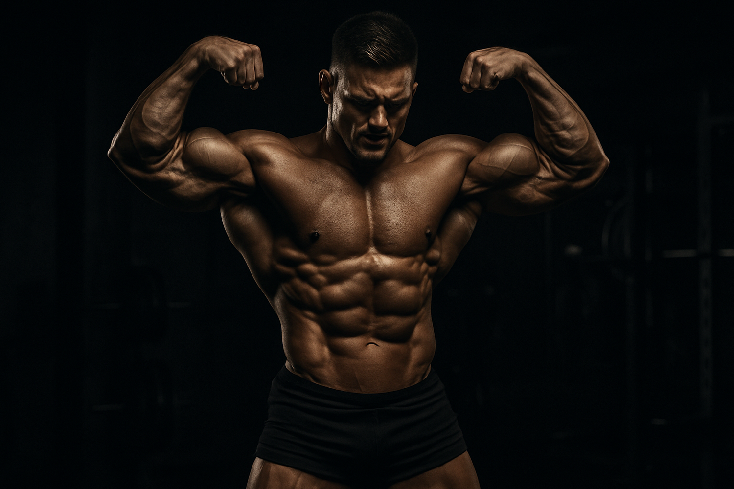Muskeln zeigen - Dunkel