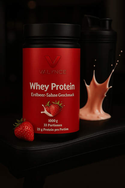 Premium Whey Protein Erdbeere - 1.000g - VALYNCE